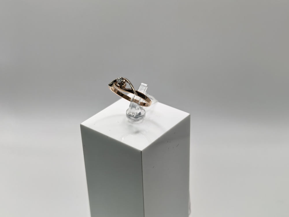 КОЛЬЦО БРИЛЛИАНТ Au 585