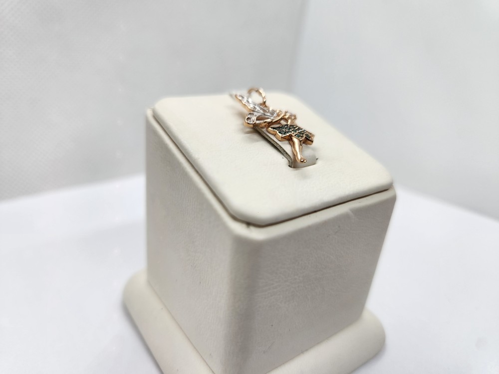 ПОДКМИ585 ПОДВЕСКА С КАМНЯМИ (Au 585)