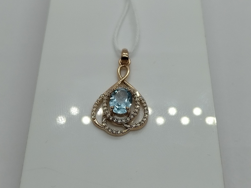 ПОДВЕСКА С КАМНЯМИ (Au 585)