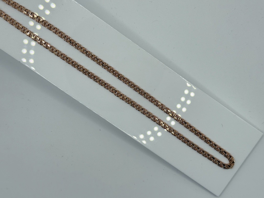 ЦПБС585 ЦЕПЬ ПУСТОТЕЛАЯ Бисмарк (Au 585)