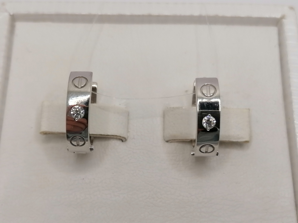 СЕРЬГИ С КАМНЕМ (Au 585)