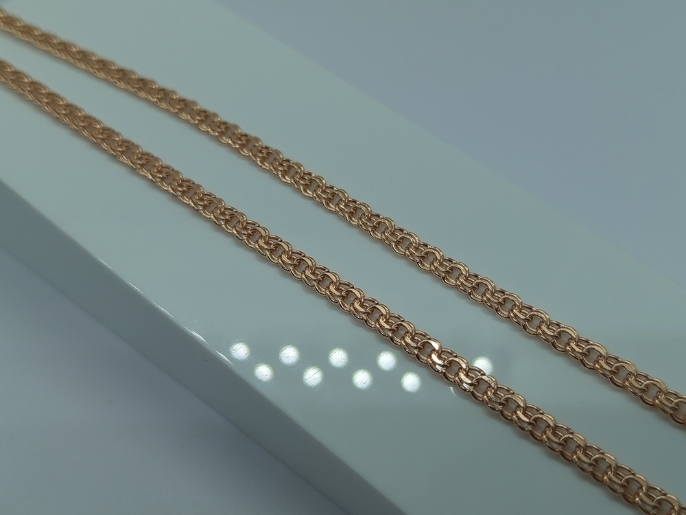 ЦЕПЬ ПУСТОТЕЛАЯ Бисмарк (Au 585)