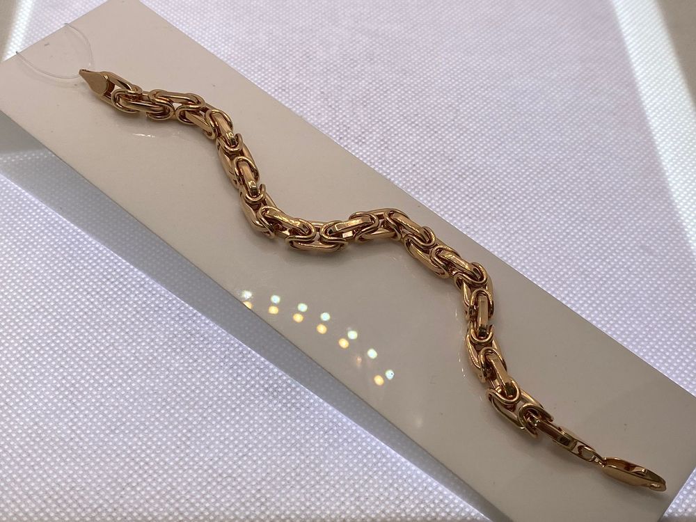 БРАСЛЕТ ПОЛНОВЕСНЫЙ Московский бит (Au 585)