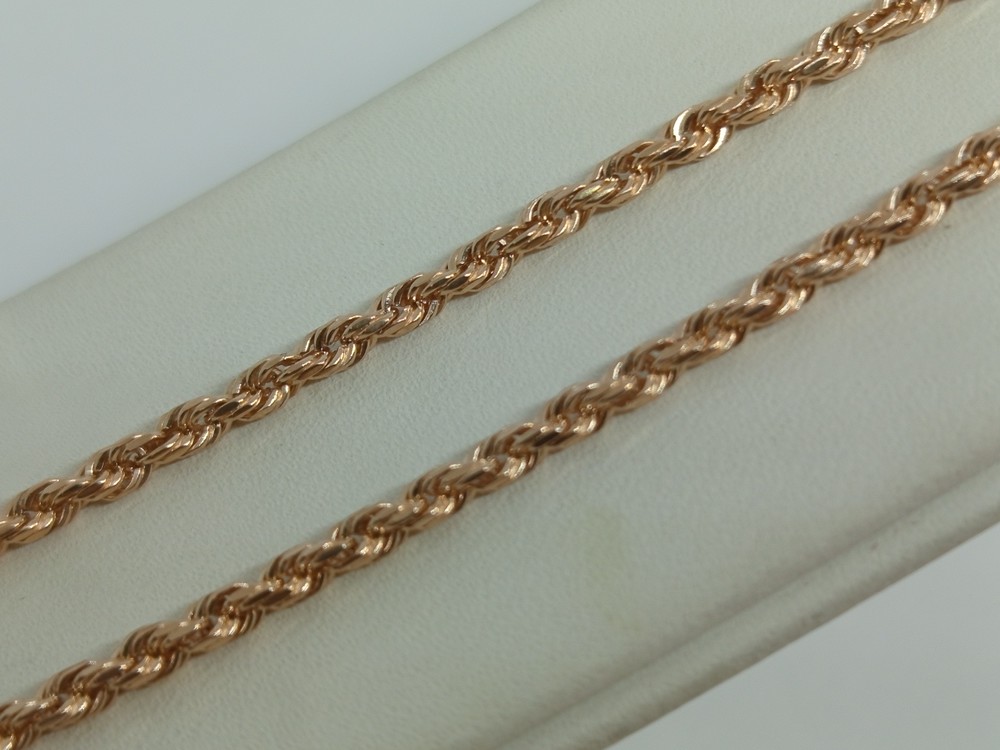 ЦЕПЬ ПОЛНОВЕСНАЯ Веревка (Au 585)