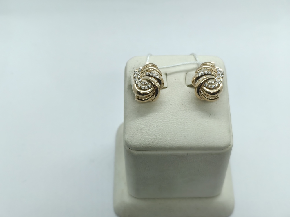 СЕРЬГИ С КАМНЯМИ (Au 585)