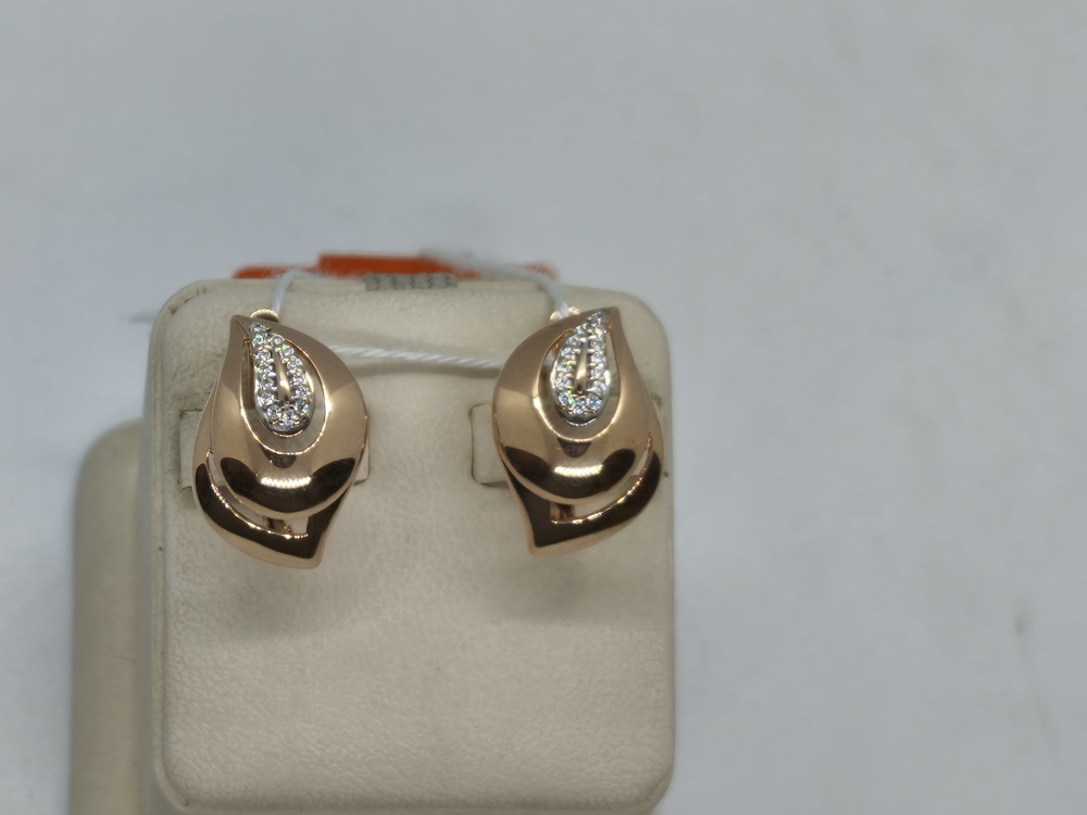 СЕРЬГИ С КАМНЯМИ (Au 585)