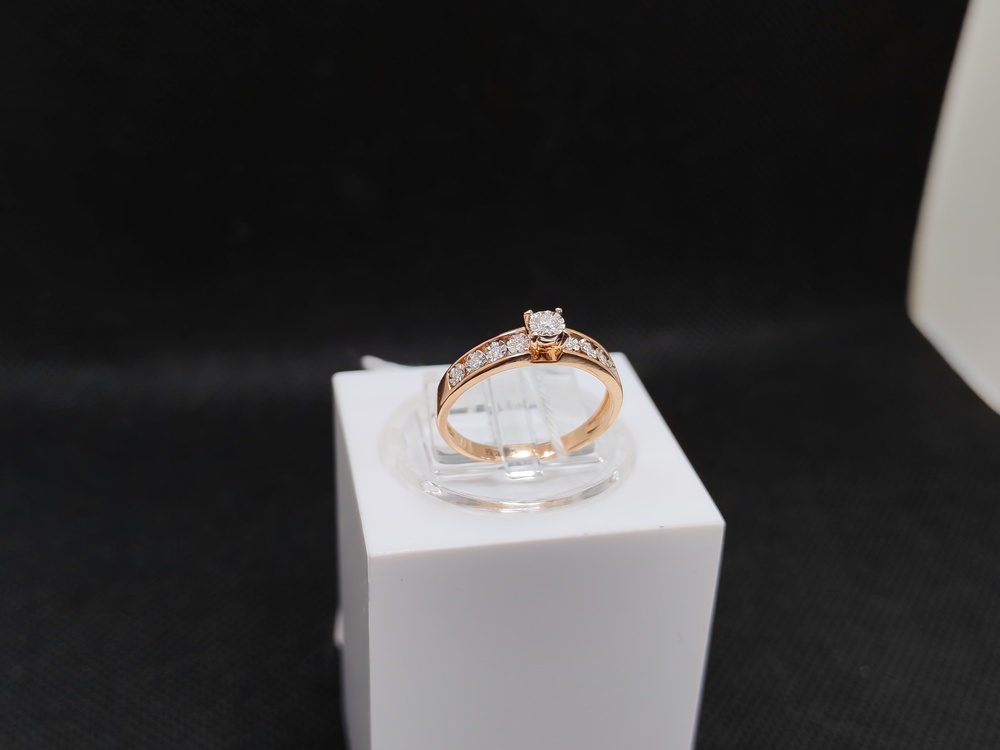 КОЛЬЦО БРИЛЛИАНТ Au 585