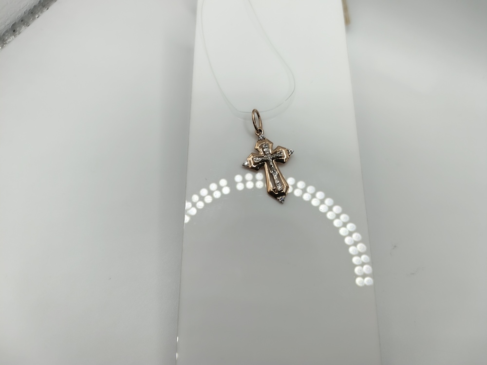 ПОДВЕСКА КРЕСТ (Au 585)