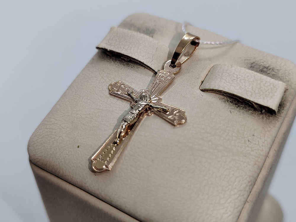 ПОДВЕСКА КРЕСТ (Au 585)