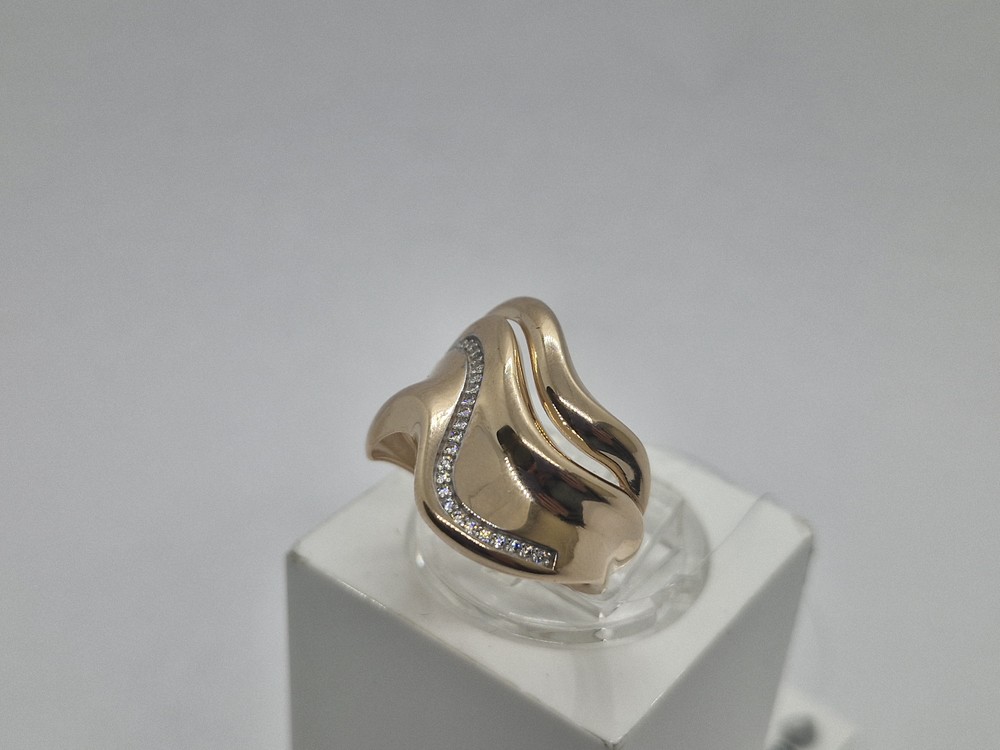 КОЛЬЦО С КАМНЯМИ (Au 585)