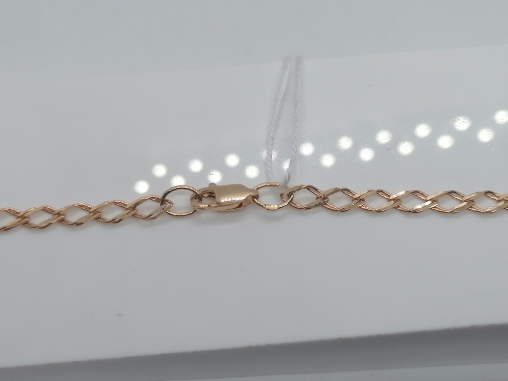 ЦПР2585 ЦЕПЬ ПУСТОТЕЛАЯ Ромб двойной (Au 585)