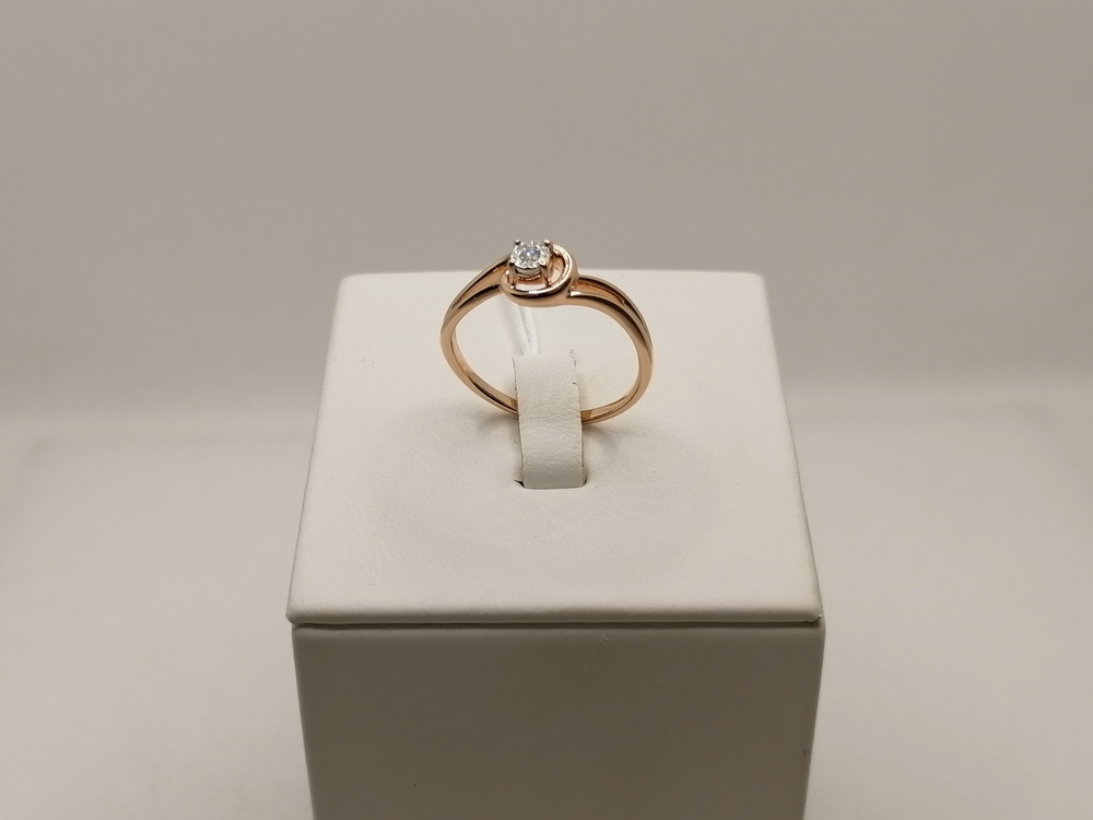 КОЛЬЦО БРИЛЛИАНТ Au 585