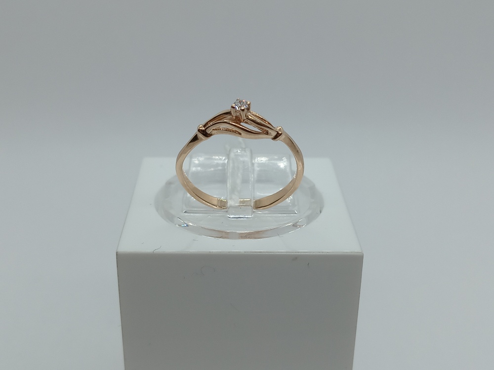 КОЛЬЦО С КАМНЕМ (Au 585)