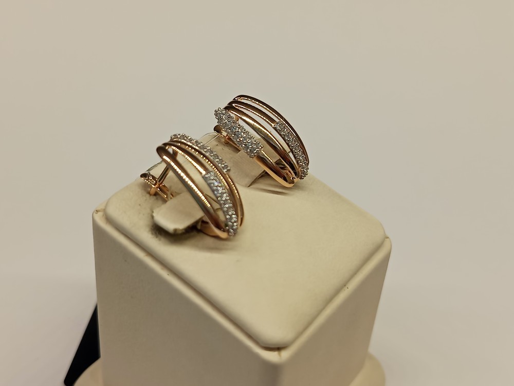 СЕРЬГИ С КАМНЯМИ (Au 585)