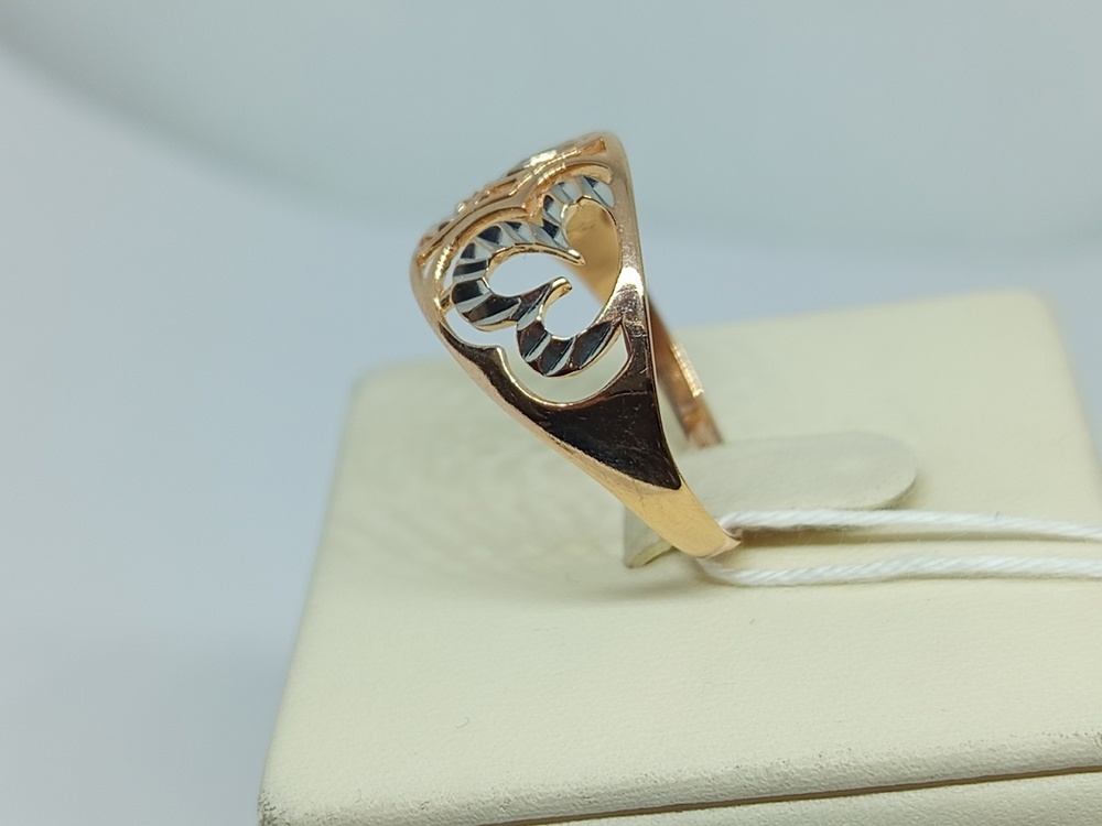 КОЛБКМ585 КОЛЬЦО БЕЗ КАМНЯ (Au 585)