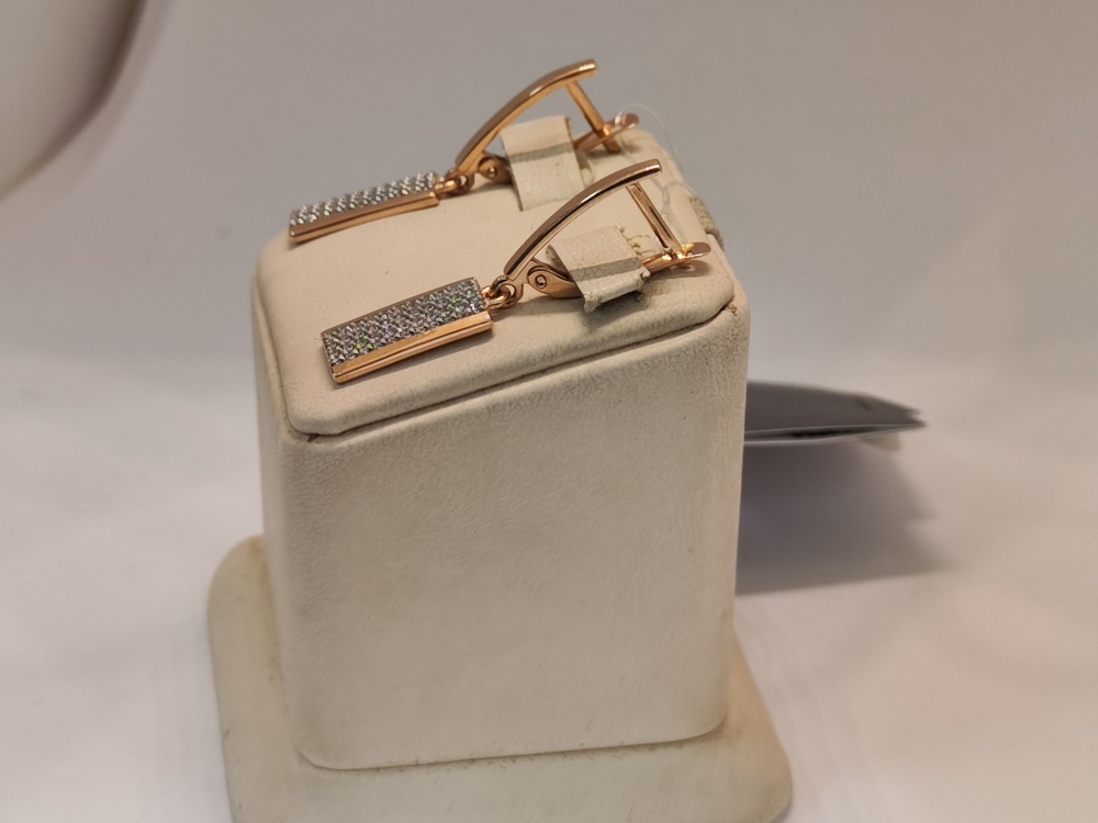 СЕРЬГИ С КАМНЯМИ (Au 585)