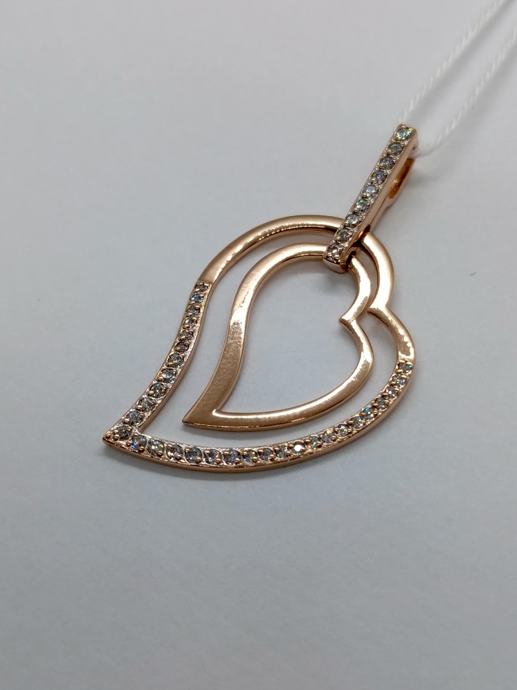 ПОДКМИ585 ПОДВЕСКА С КАМНЯМИ (Au 585)