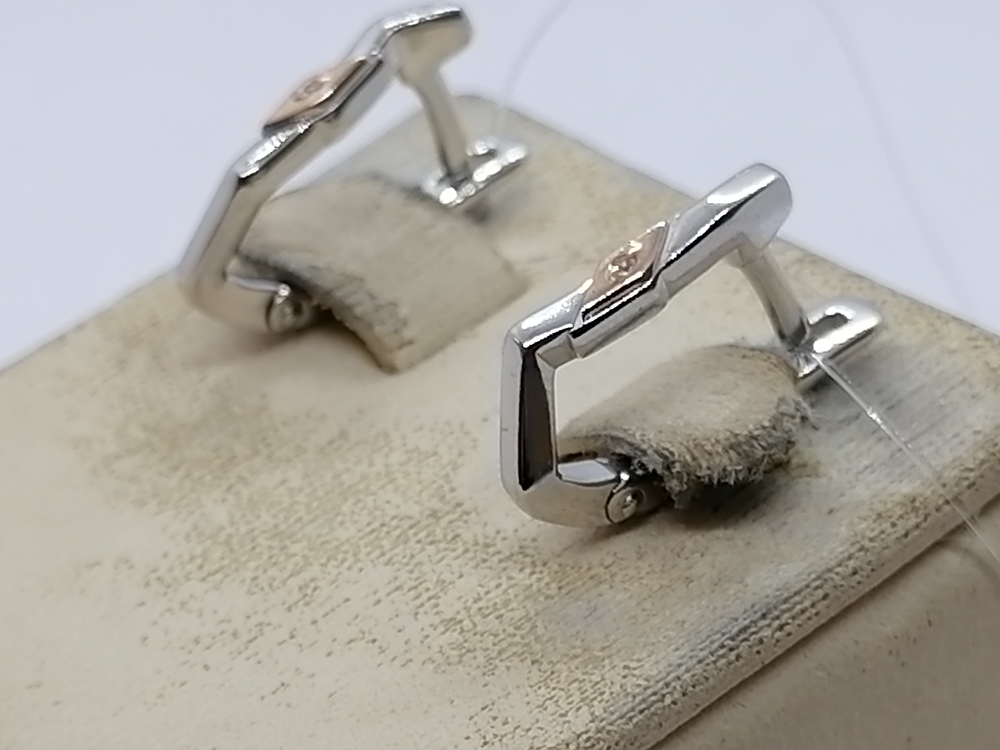 СЕРЬГИ БРИЛЛИАНТ (Ag 925)