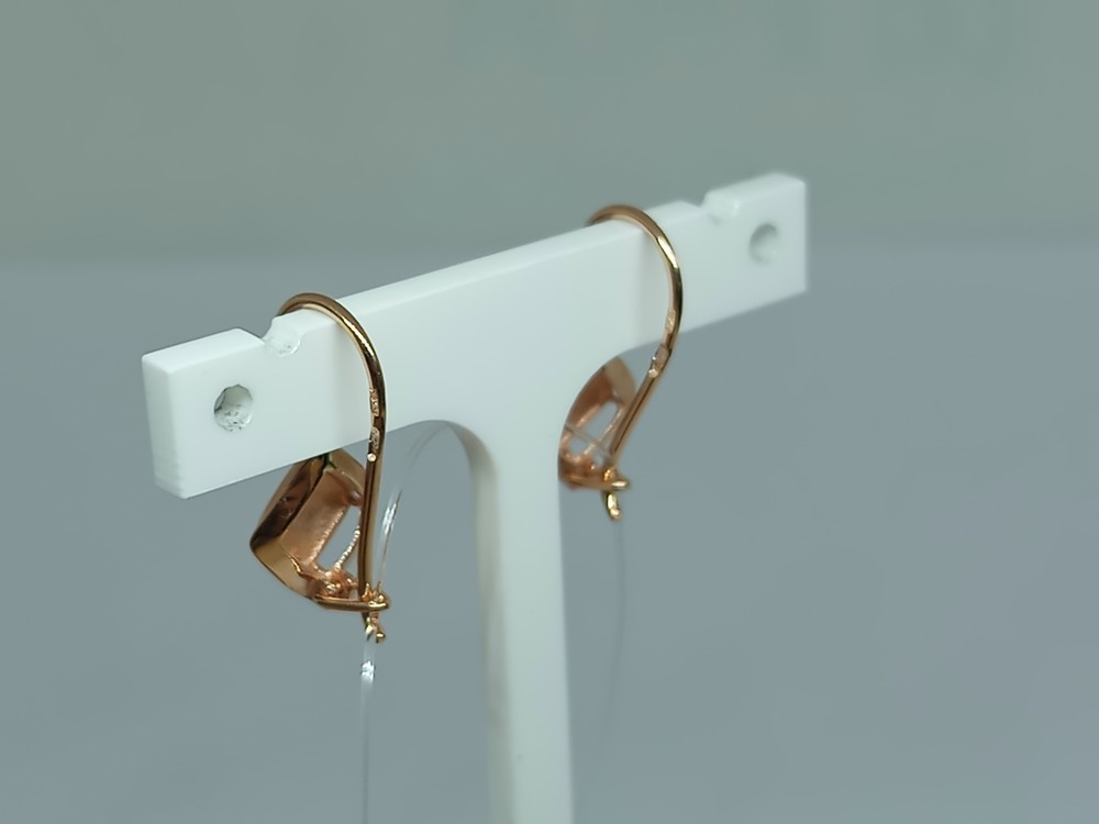 СЕРЬГИ ПЕТЕЛЬКА без камня (Au 585)