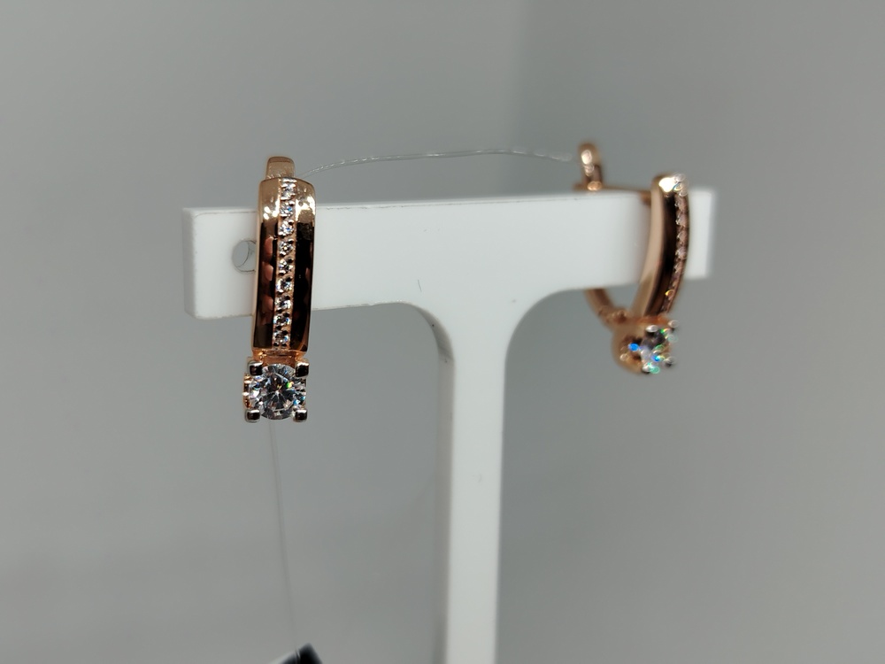 СЕРЬГИ С КАМНЯМИ (Au 585)