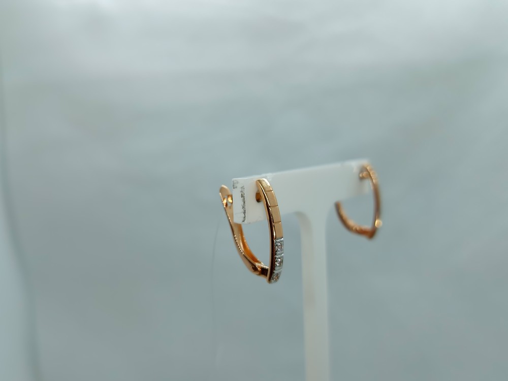 СЕРЬГИ С КАМНЯМИ (Au 585)