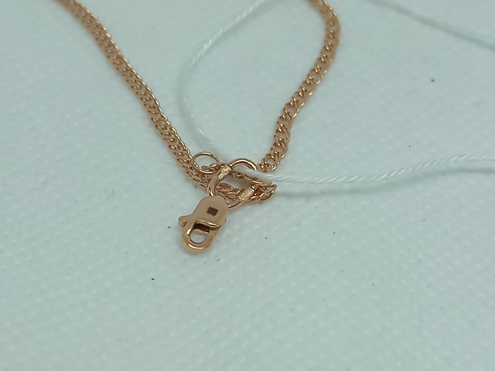 БРАСЛЕТ ПОЛНОВЕСНЫЙ Ромб двойной Au 585