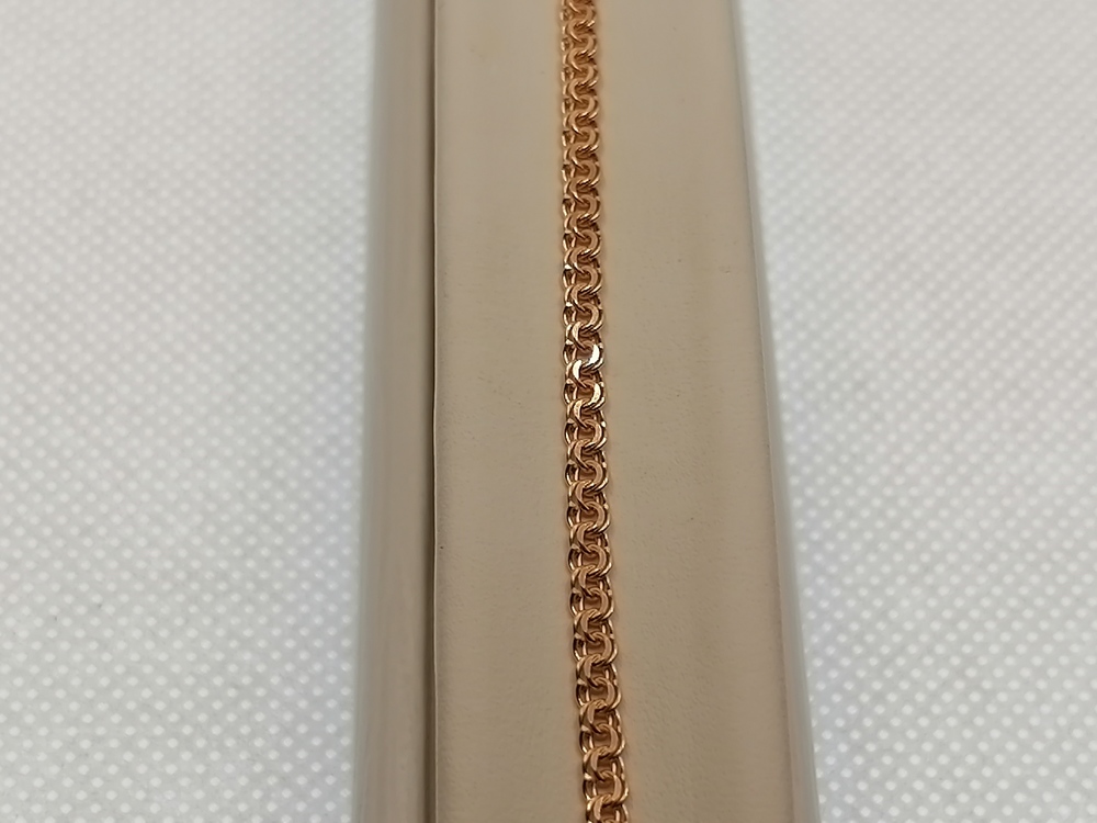 7040200-16 БРАСЛЕТ ПОЛНОВЕСНЫЙ Бисмарк (Au 585)