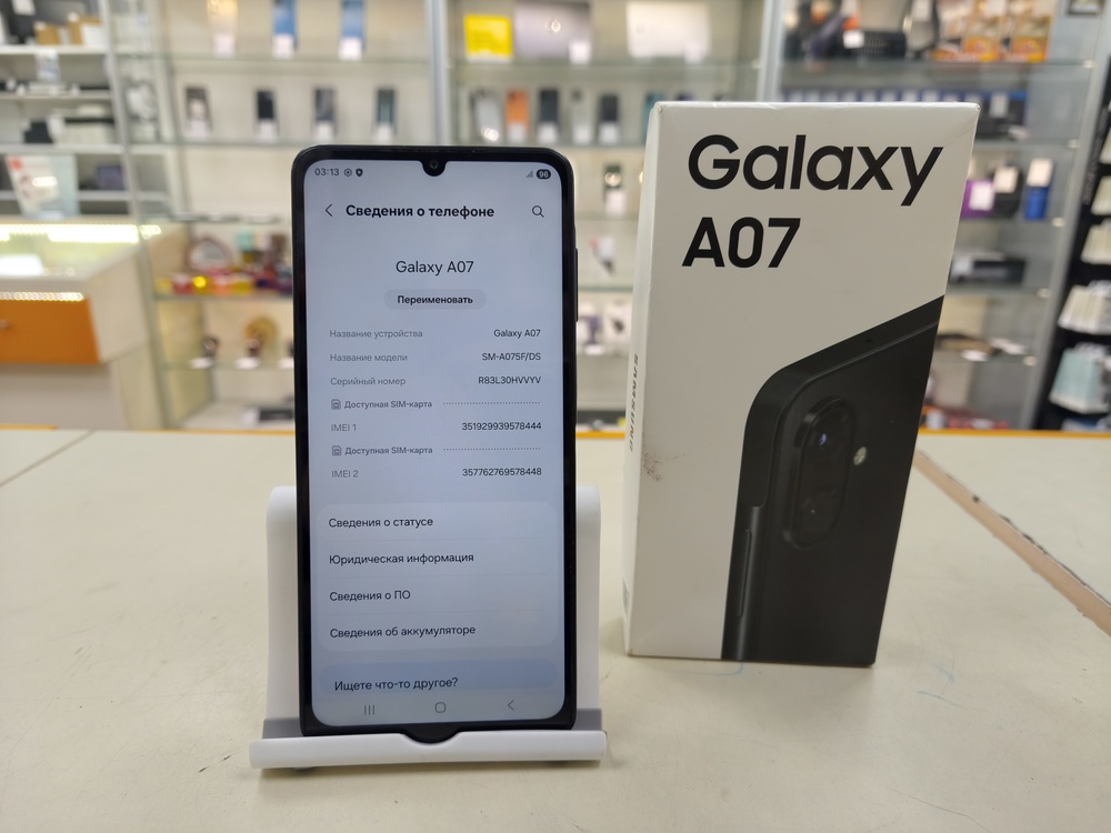 Смартфон Samsung Galaxy A07 4/128