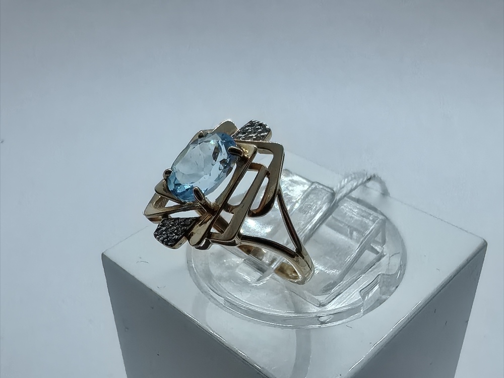 КОЛКМИ585 КОЛЬЦО С КАМНЯМИ (Au 585)