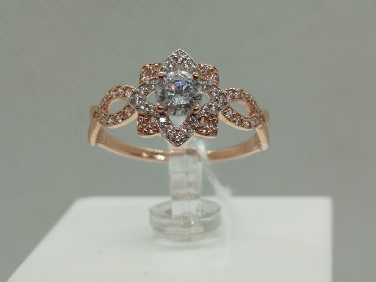 КОЛКМИ585 КОЛЬЦО С КАМНЯМИ (Au 585)