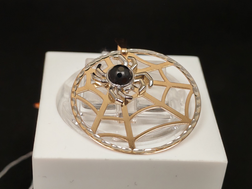 ПОДКМ585 ПОДВЕСКА С КАМНЕМ (Au 585)