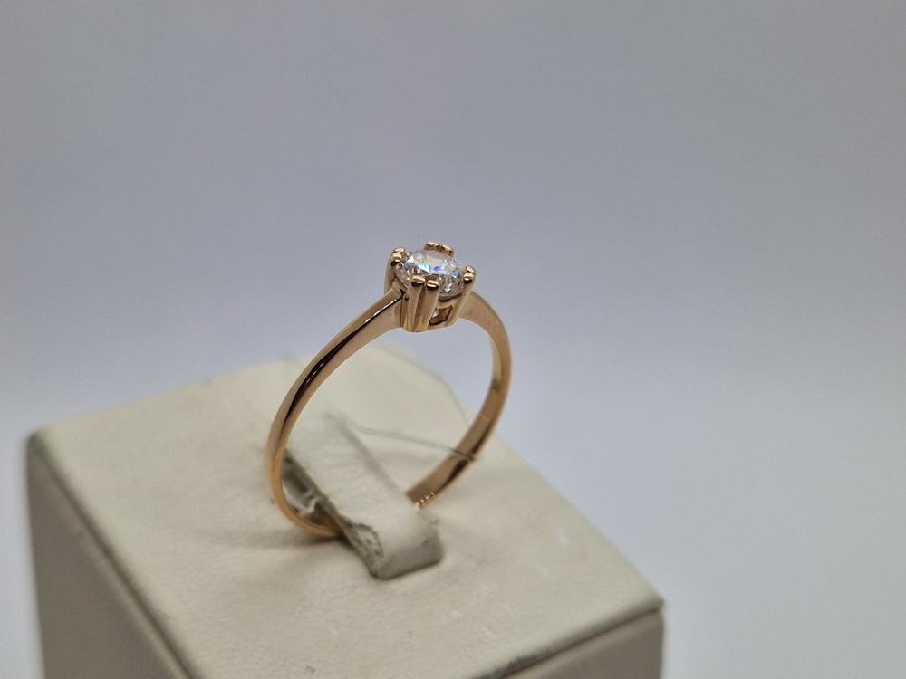 КОЛЬЦО С КАМНЕМ (Au 585)