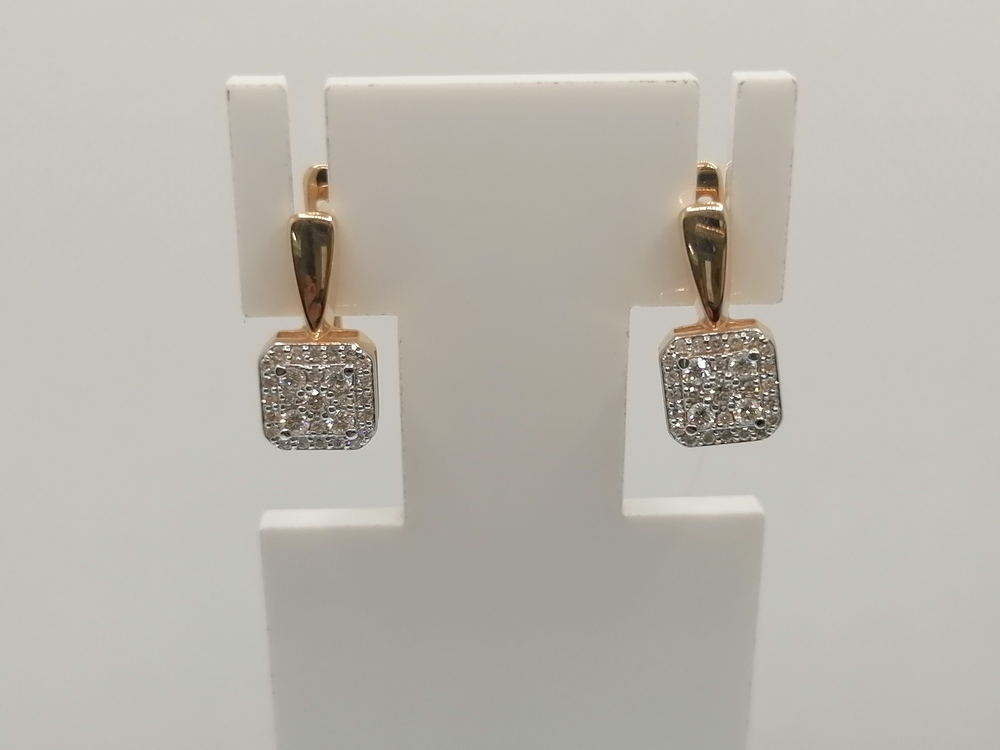 СЕРЬГИ БРИЛЛИАНТ (Au 585)