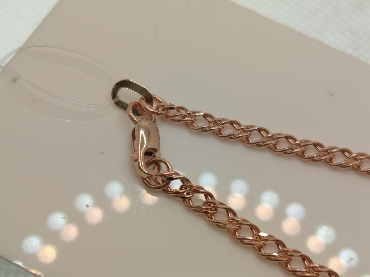 ЦЕПЬ ПУСТОТЕЛАЯ Ромб двойной (Au 585)