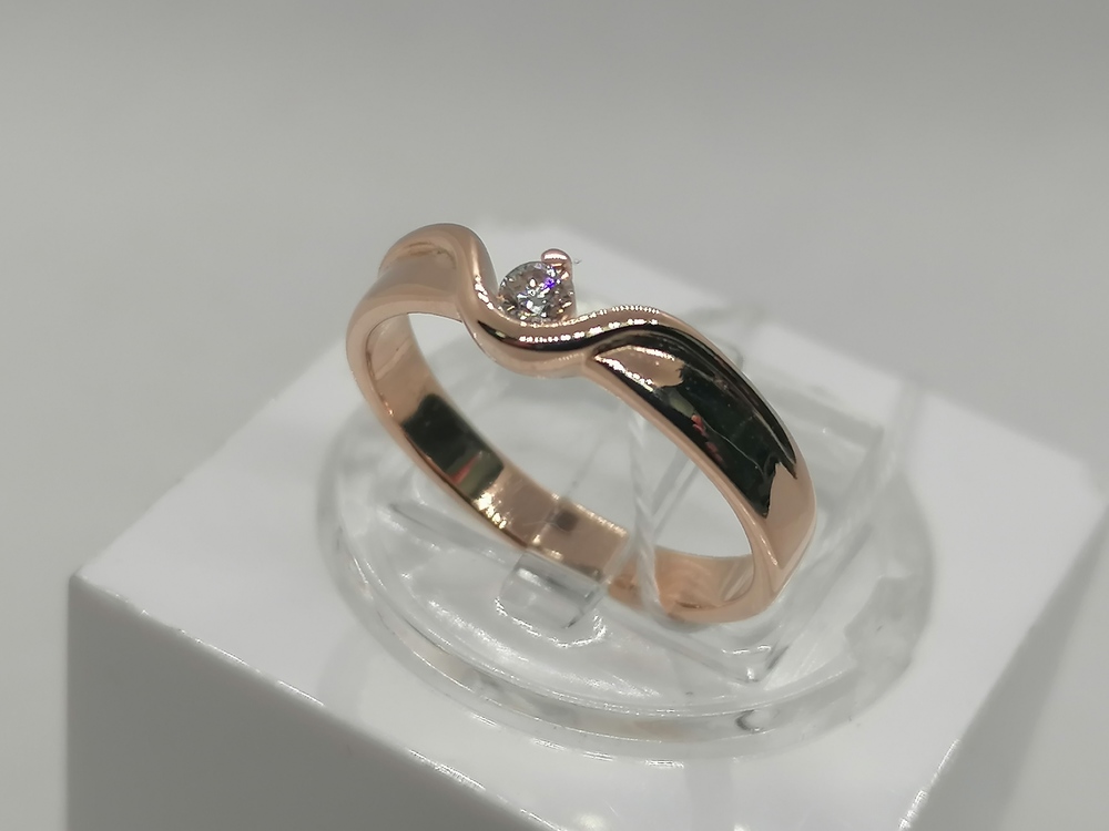 КОЛЬЦО БРИЛЛИАНТ Au 585