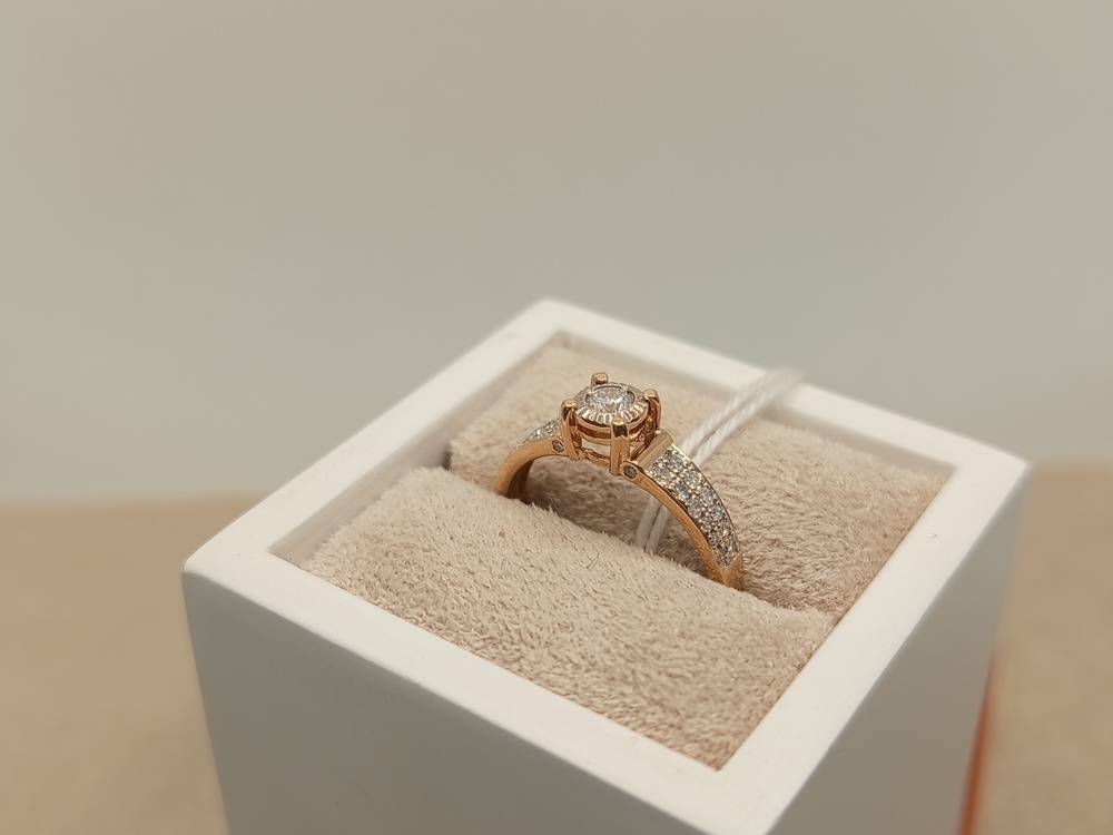 КОЛЬЦО БРИЛЛИАНТ Au 585