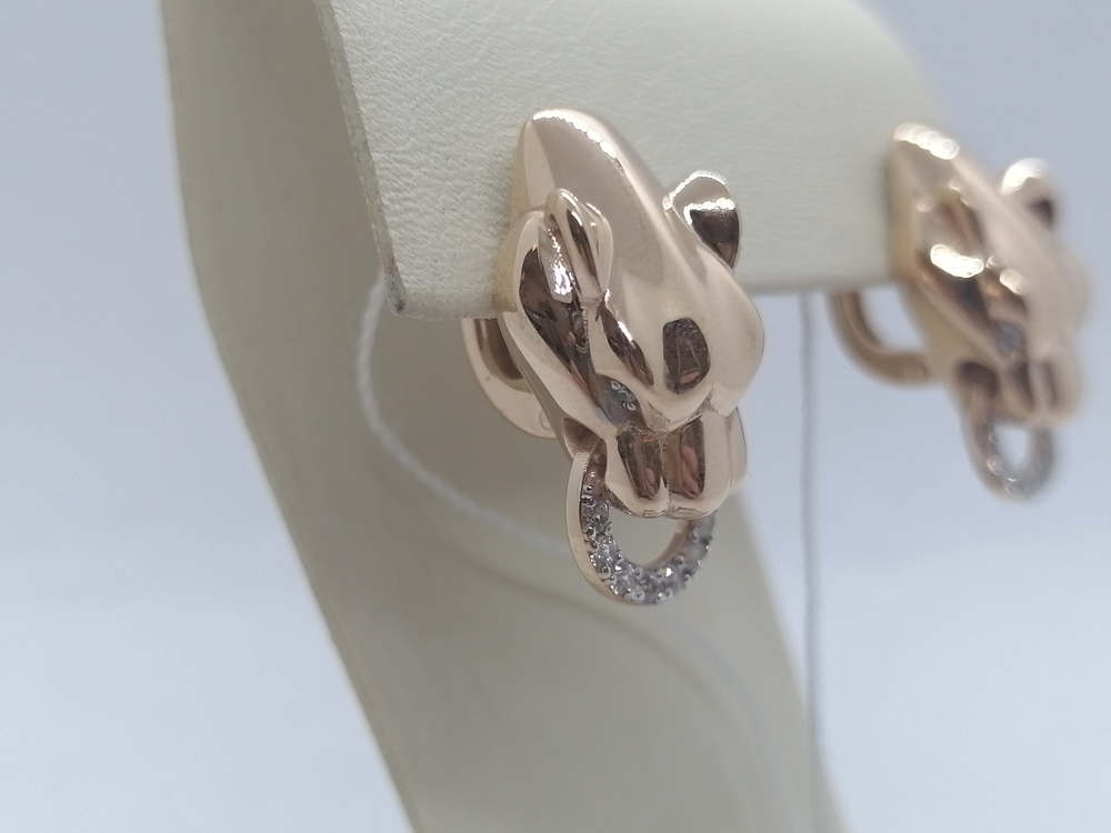 СЕРЬГИ С КАМНЯМИ (Au 585)