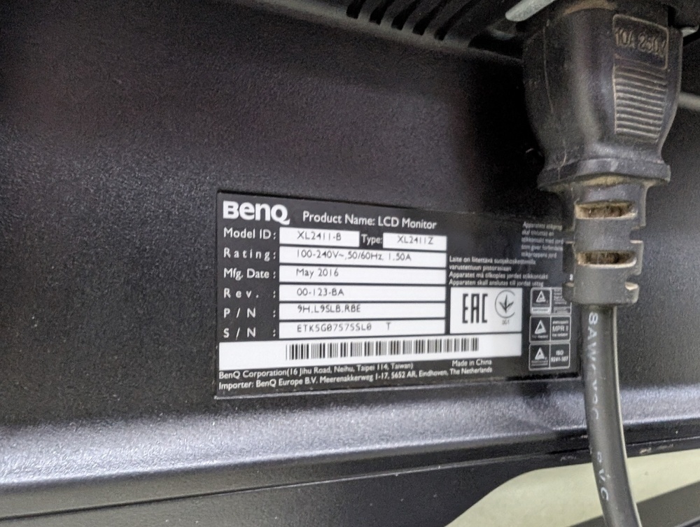 Монитор BenQ XL2411-B