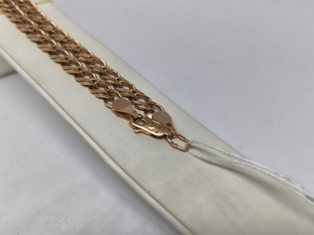 ЦЛР2585 ЦЕПЬ ПОЛНОВЕСНАЯ Ромб двойной (Au 585)