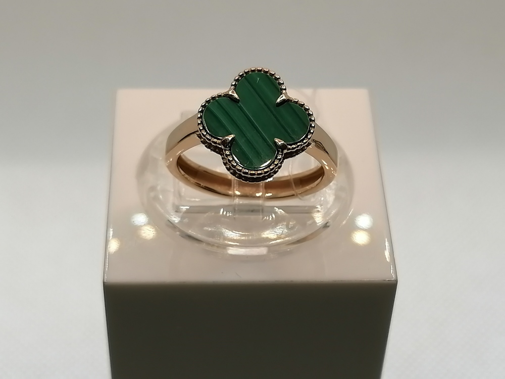 КОЛЬЦО МАЛАХИТ (Au 585)