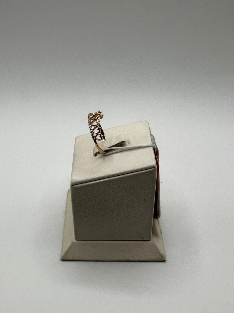 КОЛКМИ585 КОЛЬЦО С КАМНЯМИ (Au 585)