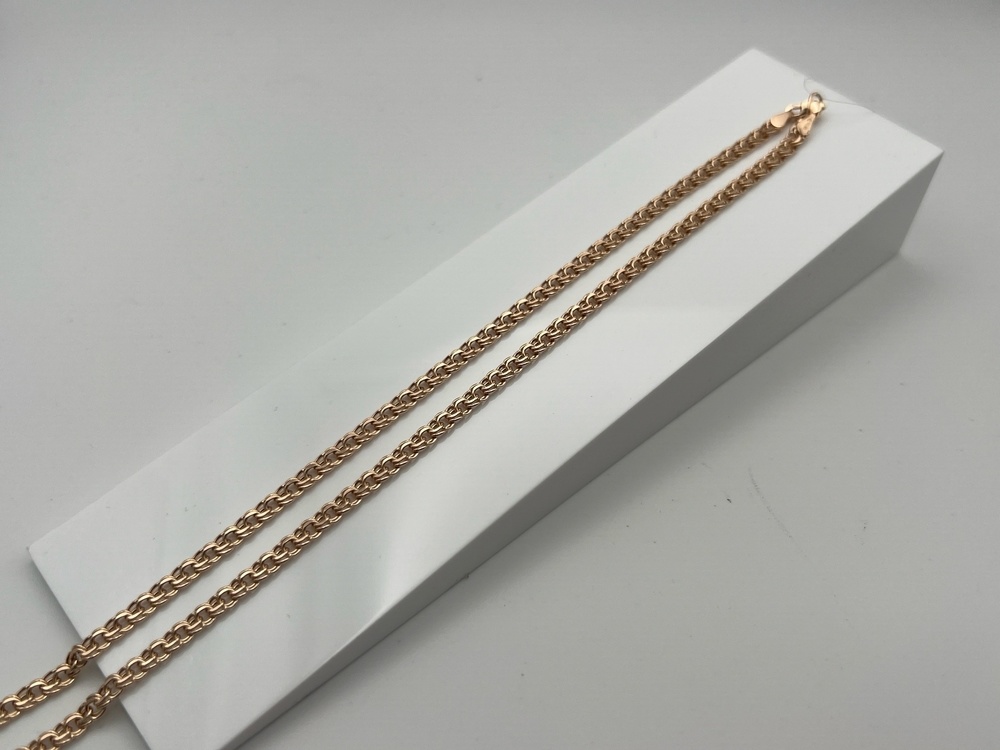 ЦЕПЬ ПУСТОТЕЛАЯ Бисмарк (Au 585)