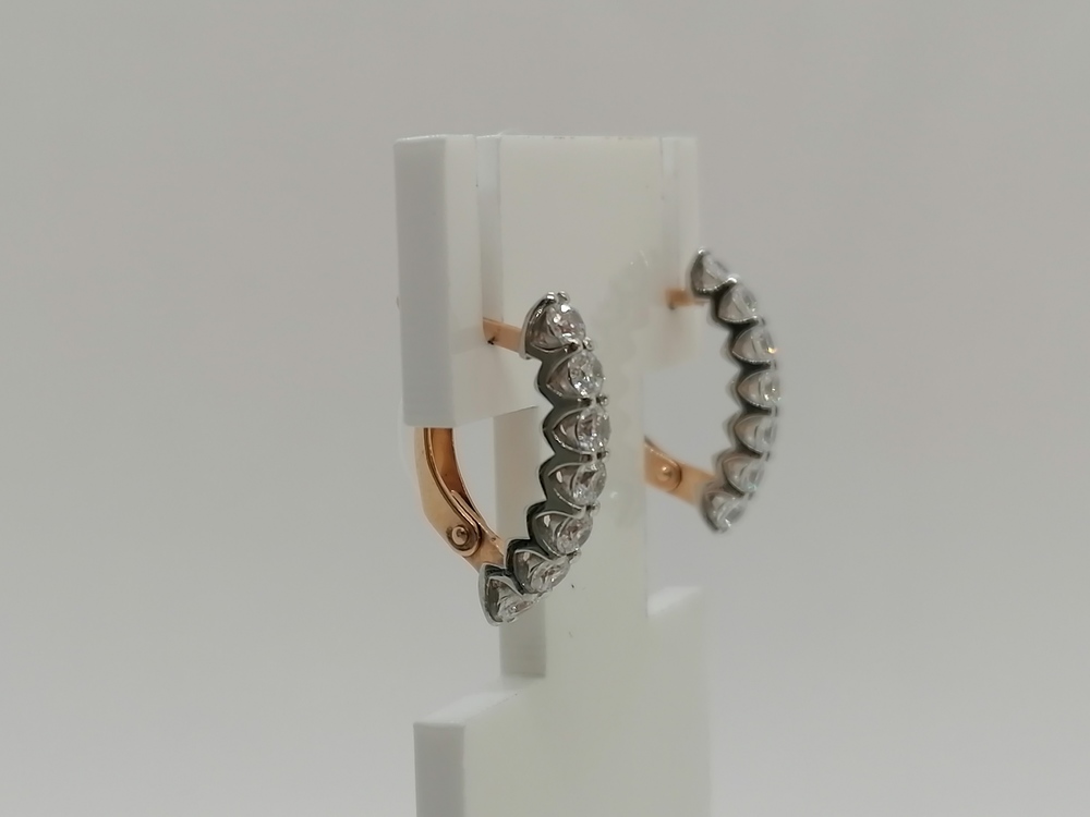 СЕРЬГИ С КАМНЯМИ (Au 585)