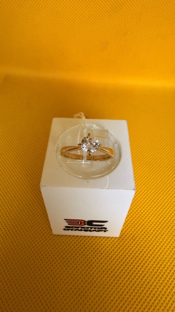 КОЛКМ585 КОЛЬЦО С КАМНЕМ (Au 585)