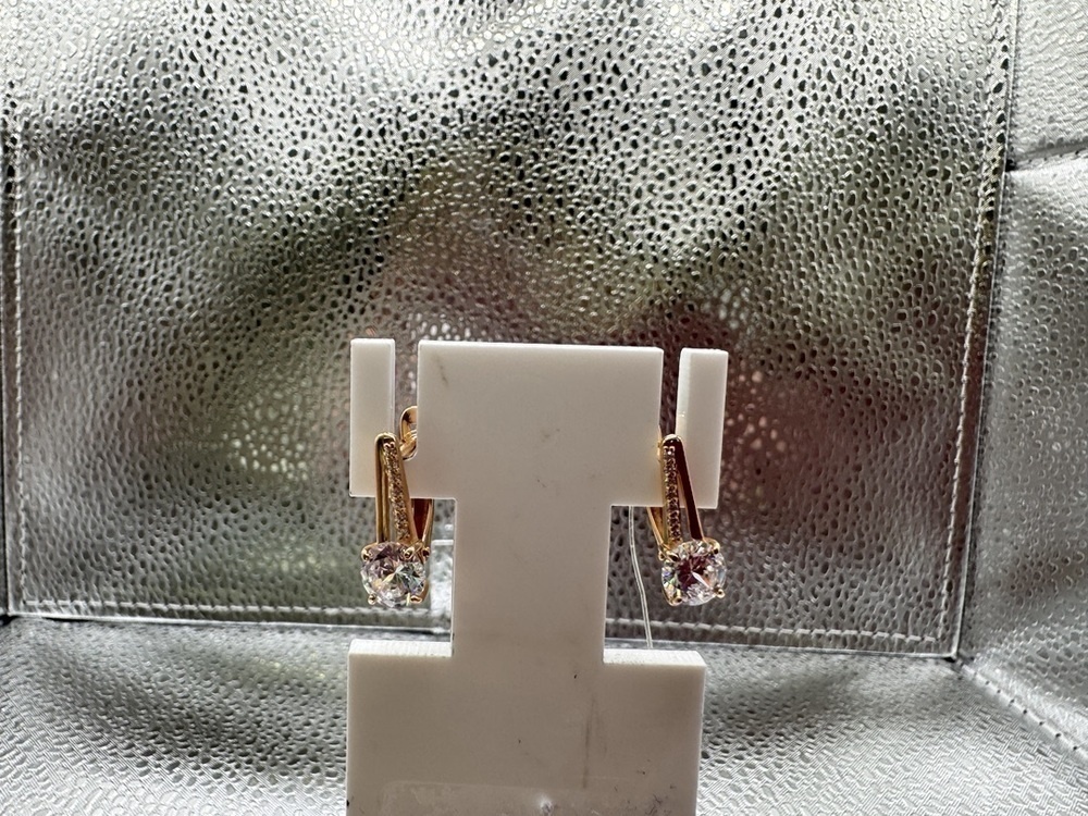 СЕРЬГИ С КАМНЯМИ (Au 585)