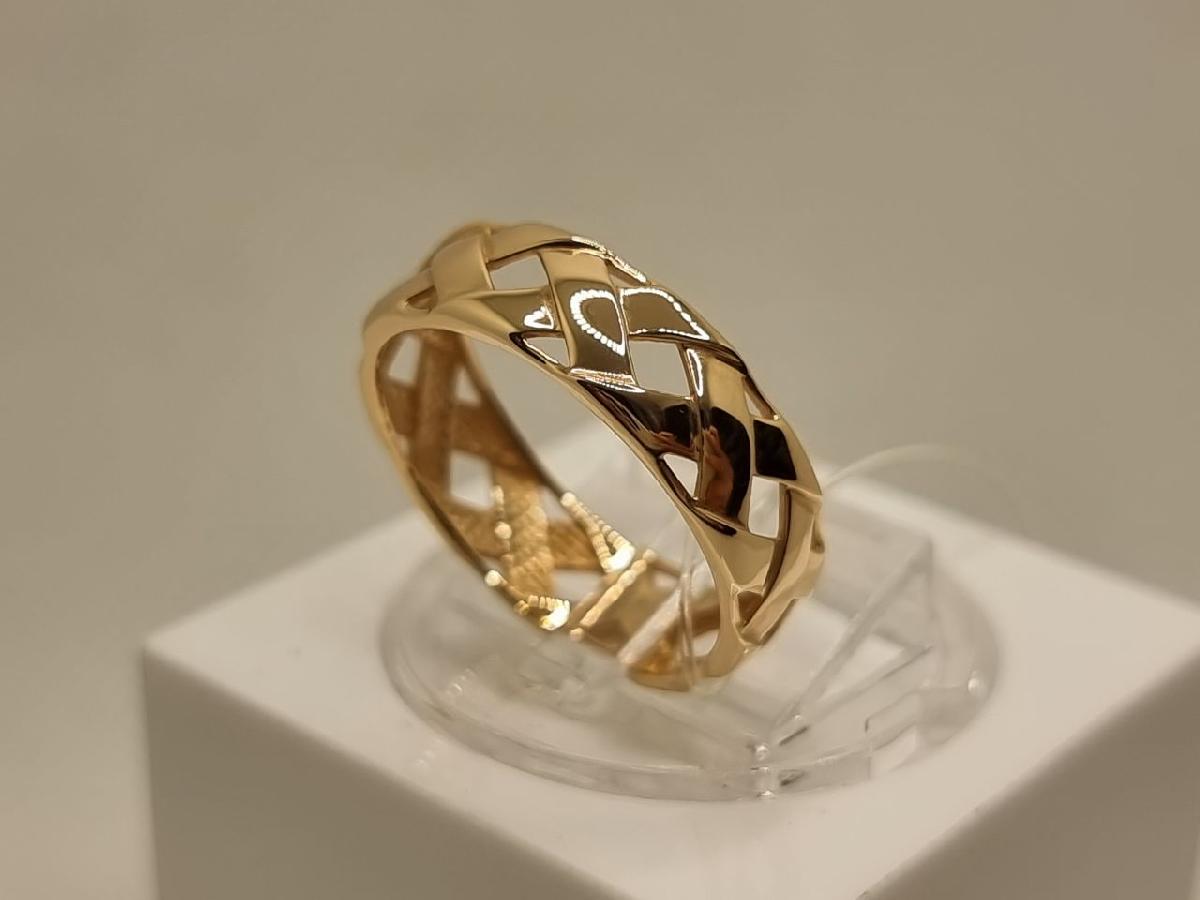 019318 КОЛЬЦО БЕЗ КАМНЯ (Au 585)