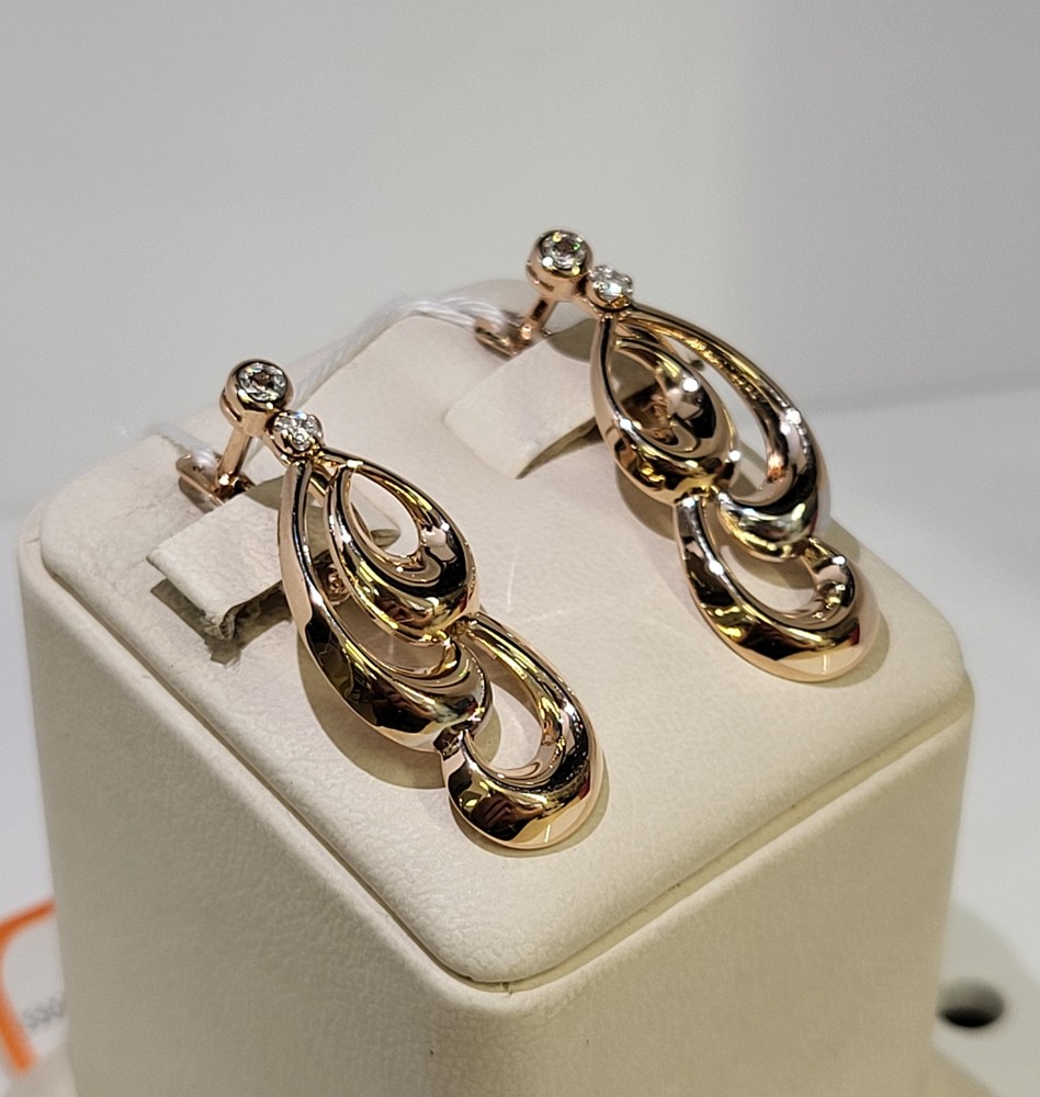 СЕРЬГИ С КАМНЯМИ (Au 585)