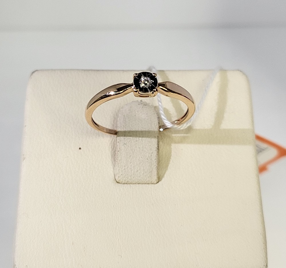 КОЛЬЦО БРИЛЛИАНТ Au 585