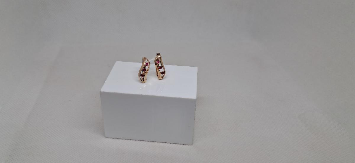 СЕРЬГИ С КАМНЯМИ (Au 585)