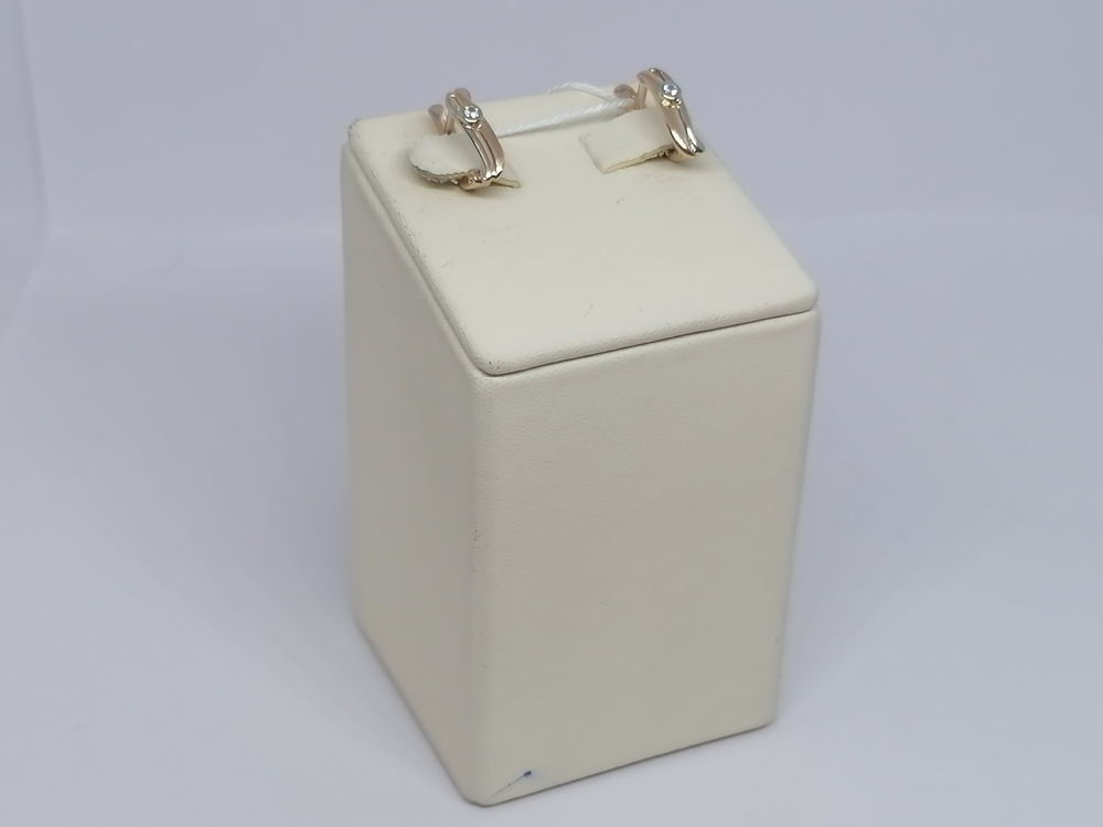 СЕРЬГИ С КАМНЕМ (Au 585)